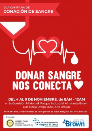 8va Campaña de donación de Sangre.